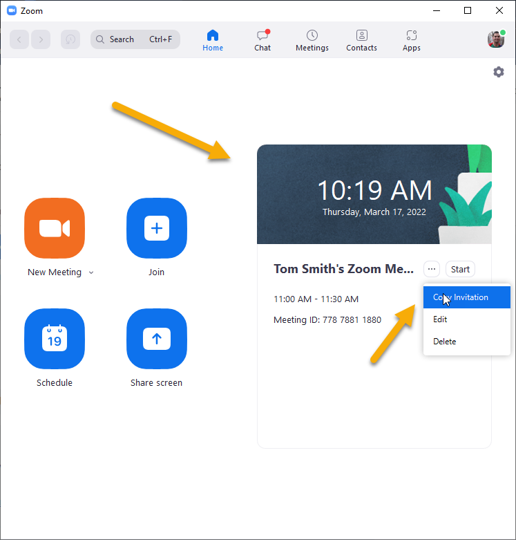 How to Schedule a Zoom Meeting (Writing Sample)